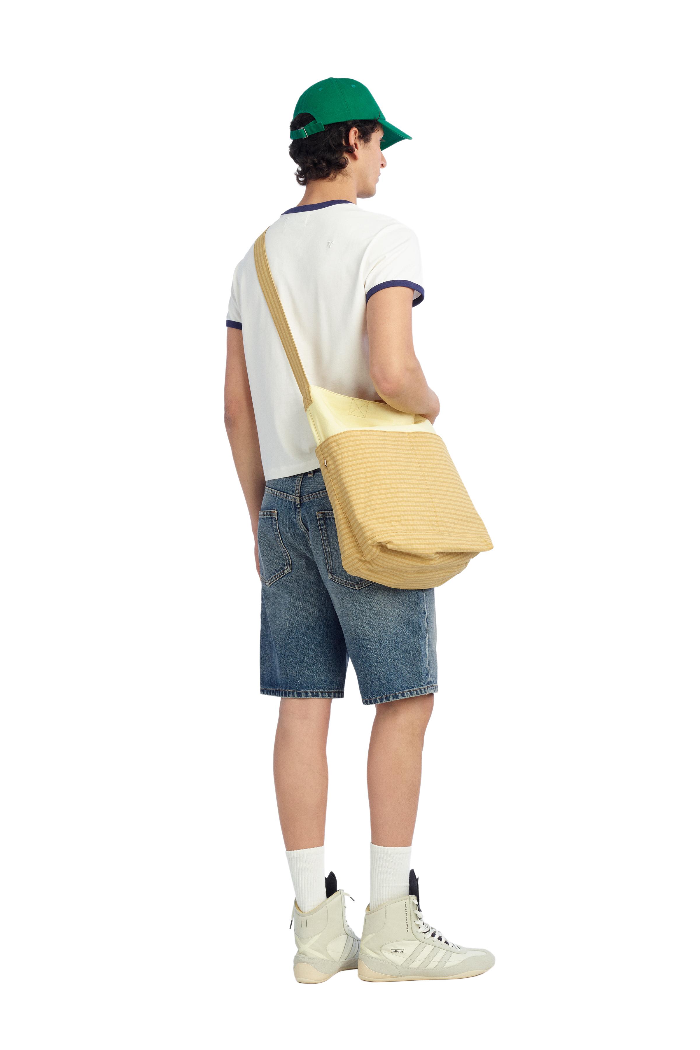 FABRIC SHOPPER BAG — Yellow