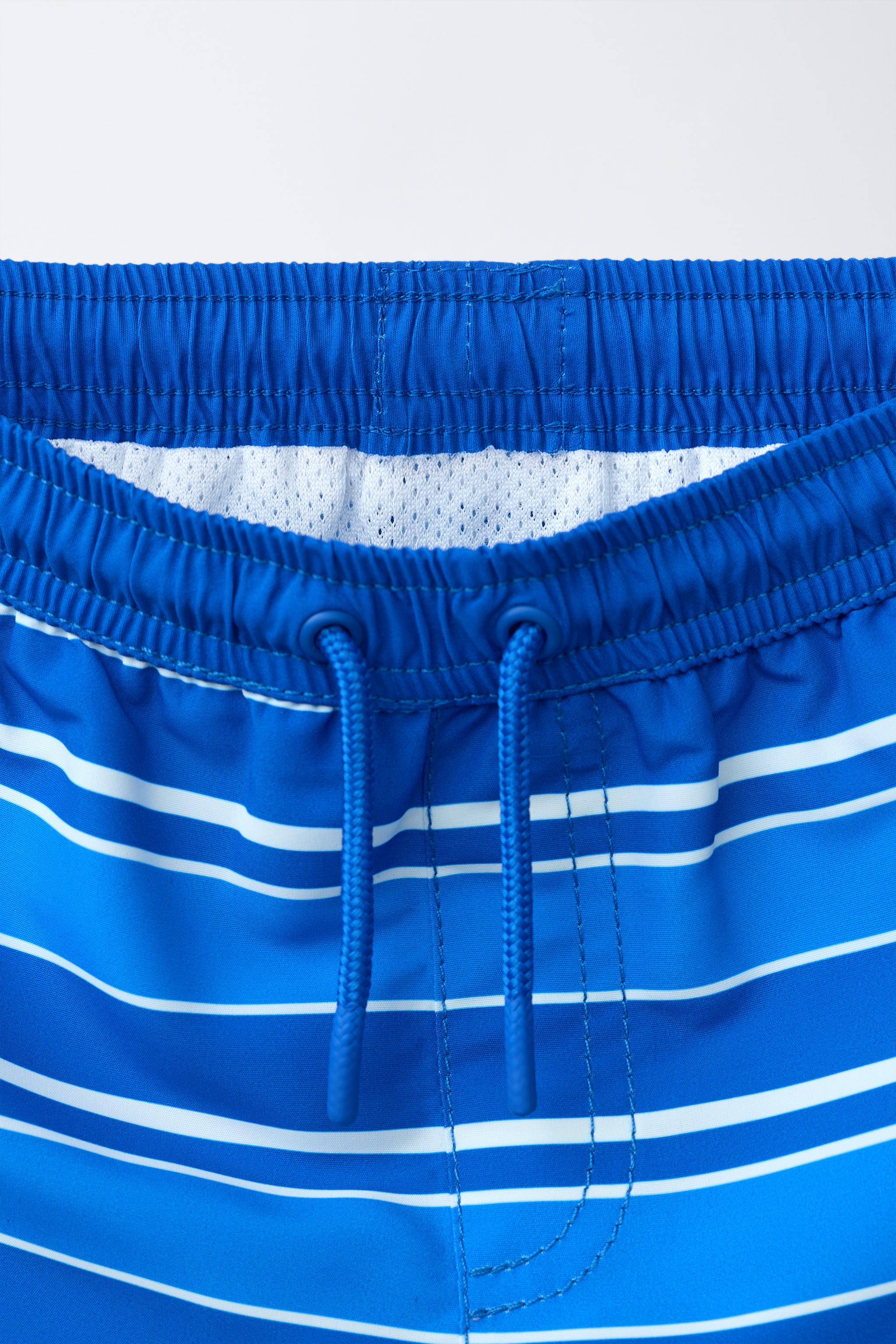 6-14 ANS/ SHORT DE BAIN À RAYURES