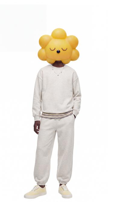PLAIN JOGGING SWEATSHIRT - Sand / Marl by Zara - Image 0