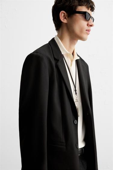 BLAZER SLIM FIT CONFORT - Noir de Zara - Image 6