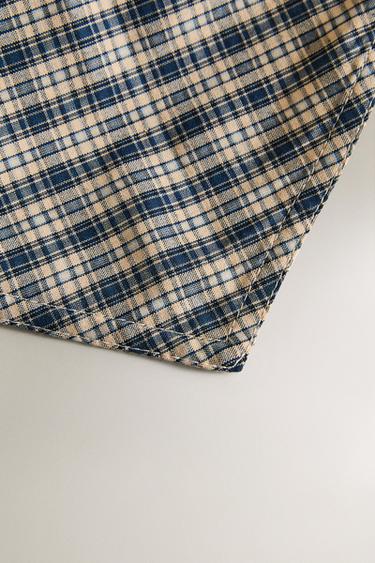 FLORAL COTTON PET BANDANA - Blue by Zara - Image 2