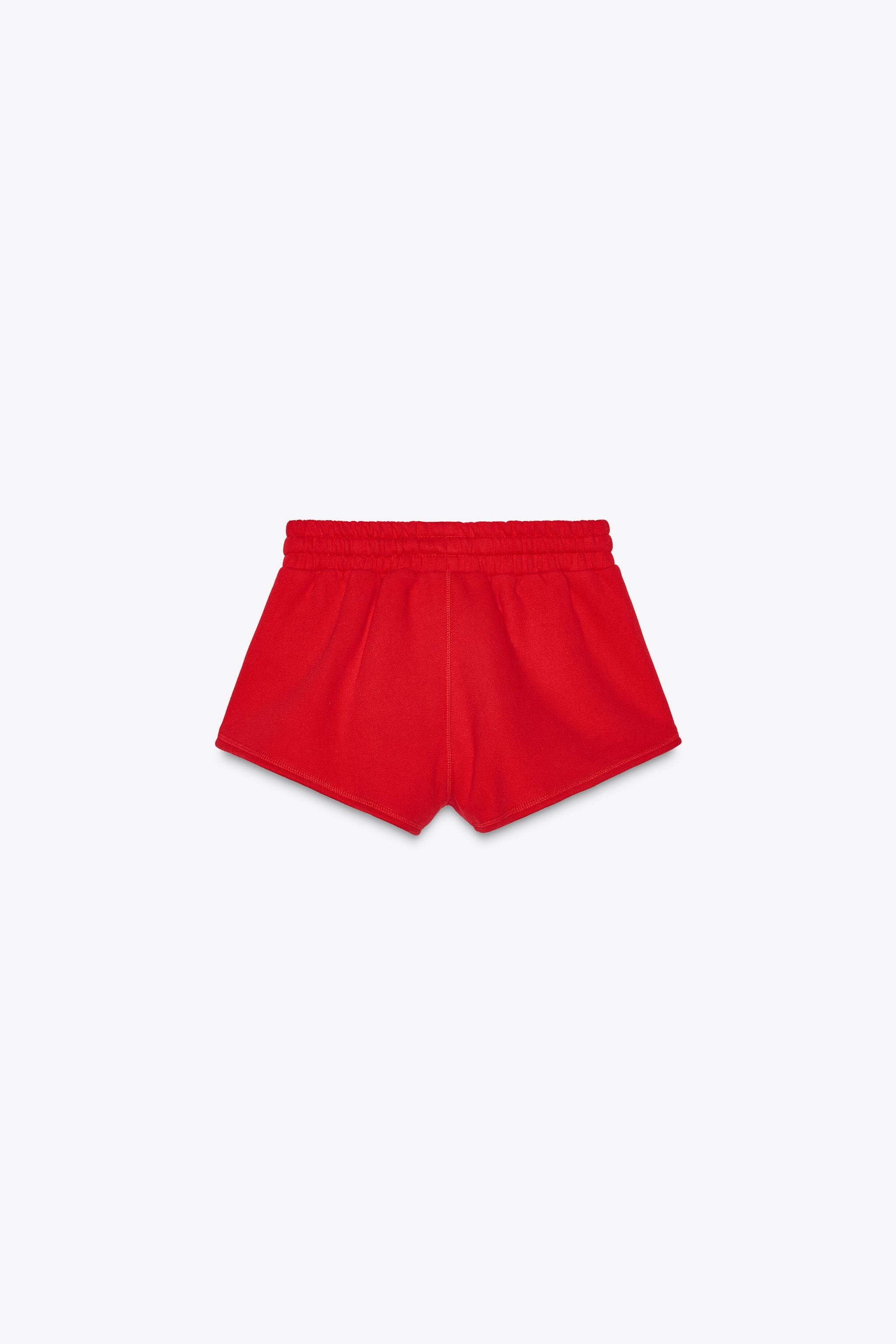 スペイン発送 ZARA NFL ビルズ ショーツ レッド カジュアル 限定 NFL BILLSショーツ - レッド | ZARA Japan / 日本