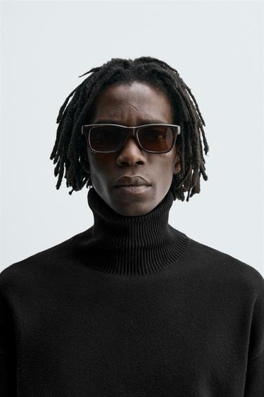 OVAL SUNGLASSES - Olive green by Zara - Image 0