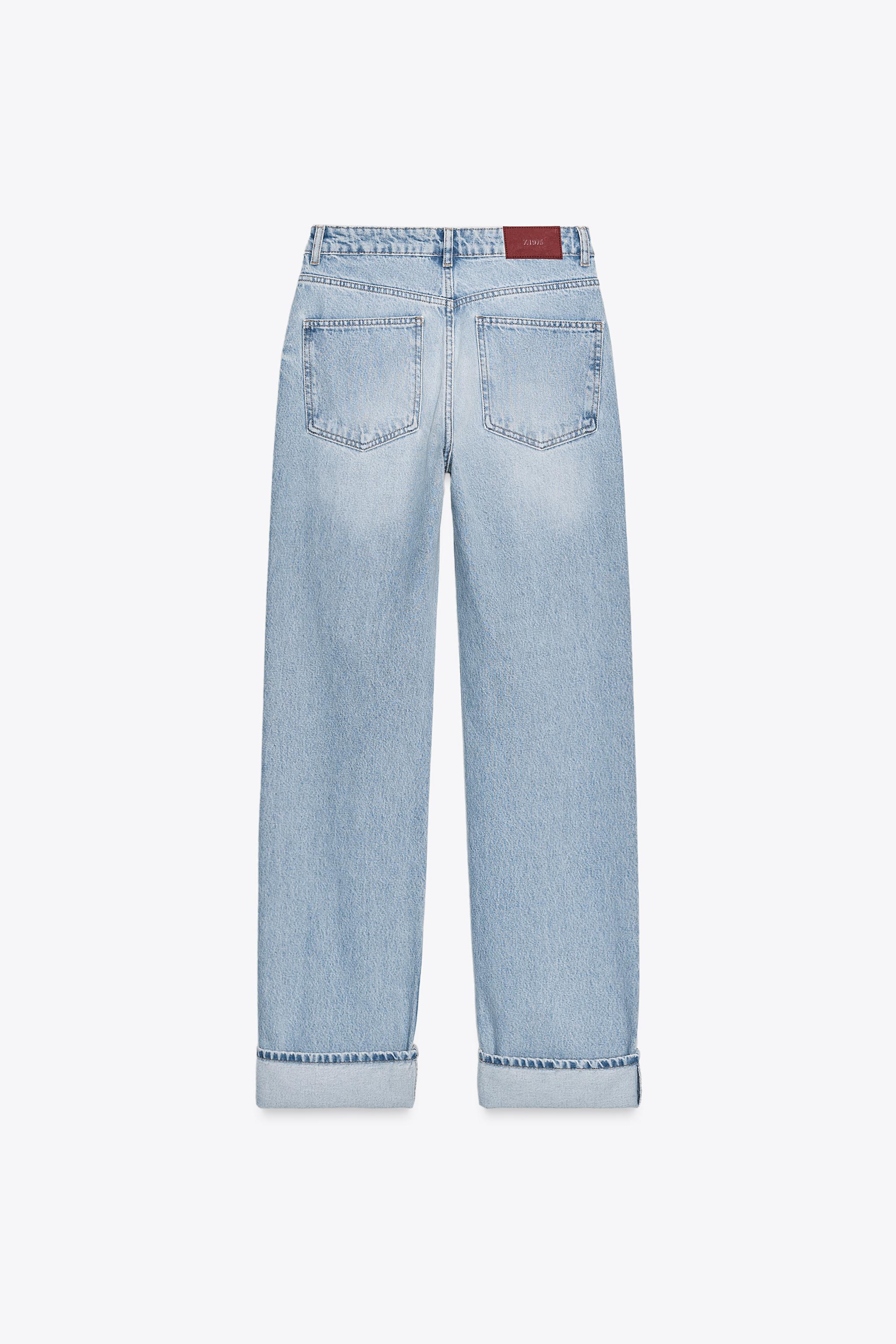 Z.09 CROSSOVER HIGH WAIST FULL LENGTH JEANS - Light blue