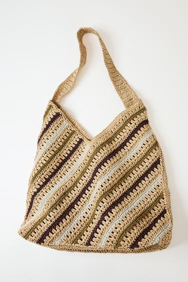 BRAIDED TOTE BAG - Multicoloured by Zara