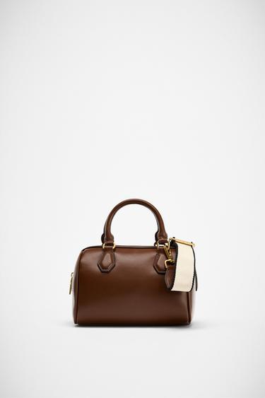 Zara CITY BAG - Dark tan