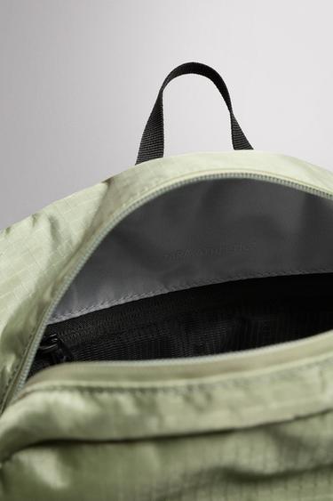 MULTI-POCKET SPORTS BACKPACK - Khaki Green by Zara - Image 7