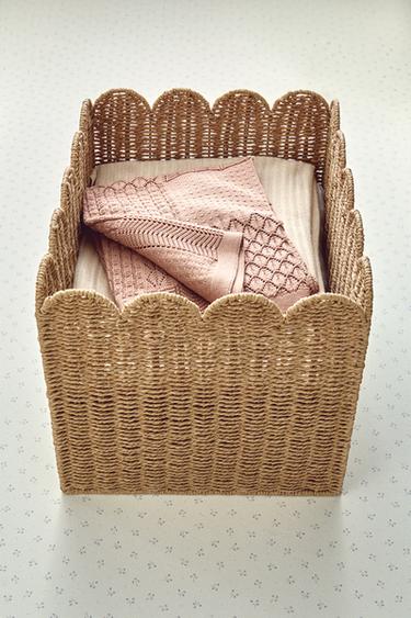 GRANDE CORBEILLE ENFANT ONDES - Beige clair de Zara - Image 5