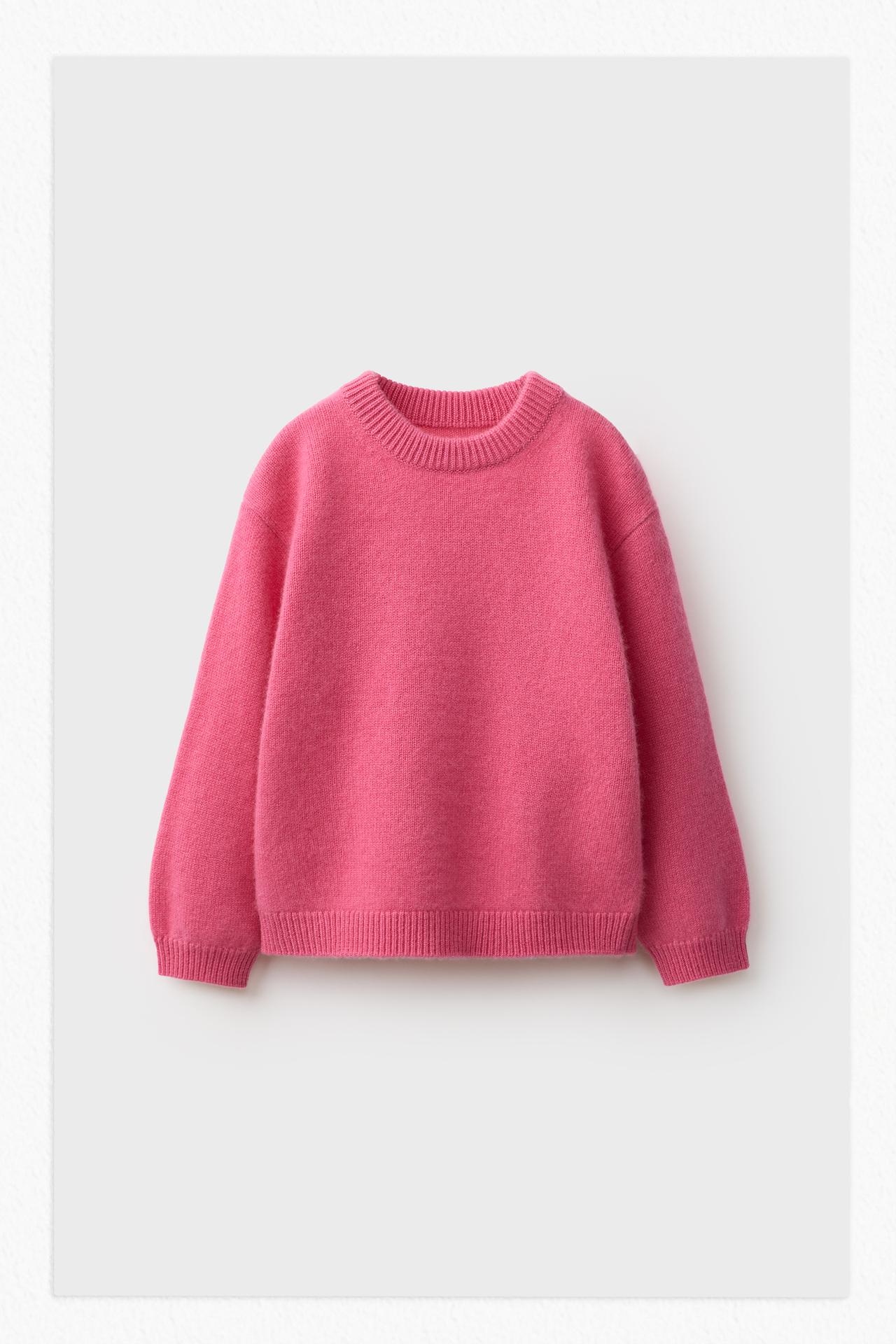 ZARA TIMELESS - 100% CASHMERE SWEATER — Pink