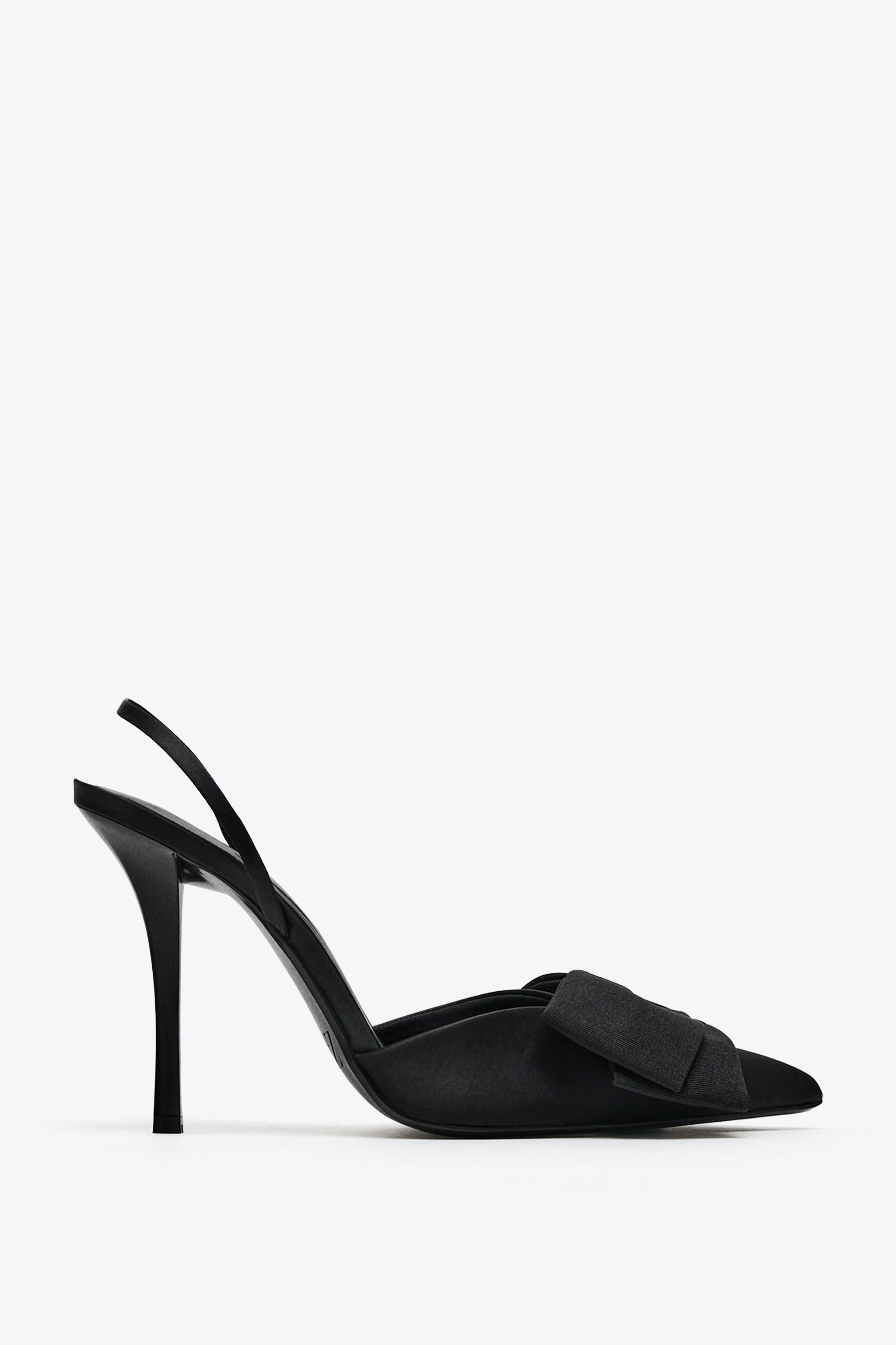 リボンハイヒール - ブラック | ZARA Japan / 日本