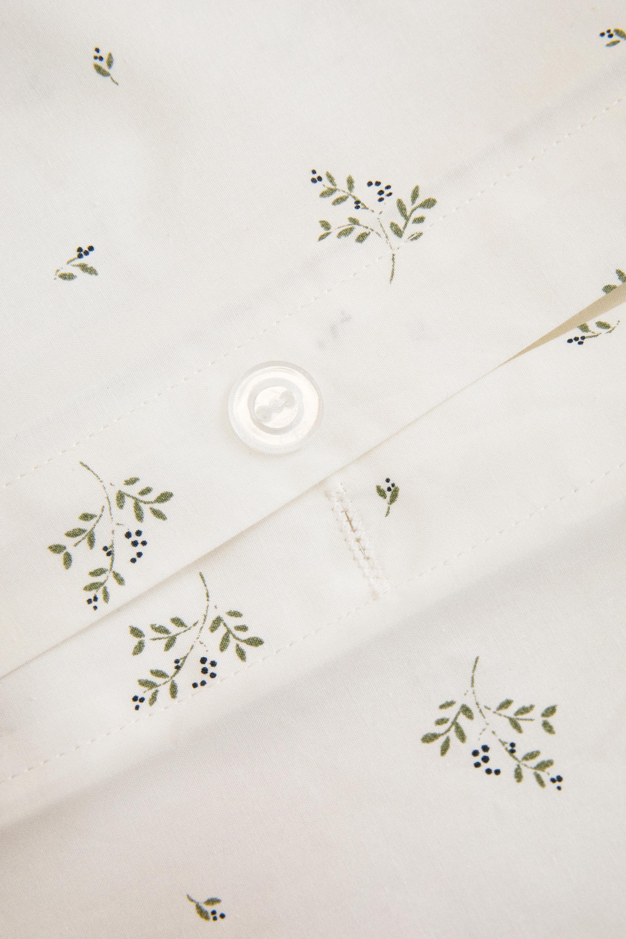 LEAF PRINT DUVET COVER