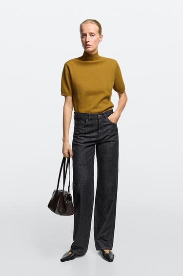 Zara Mid-waist wide-leg jeans - Blue - Image 0