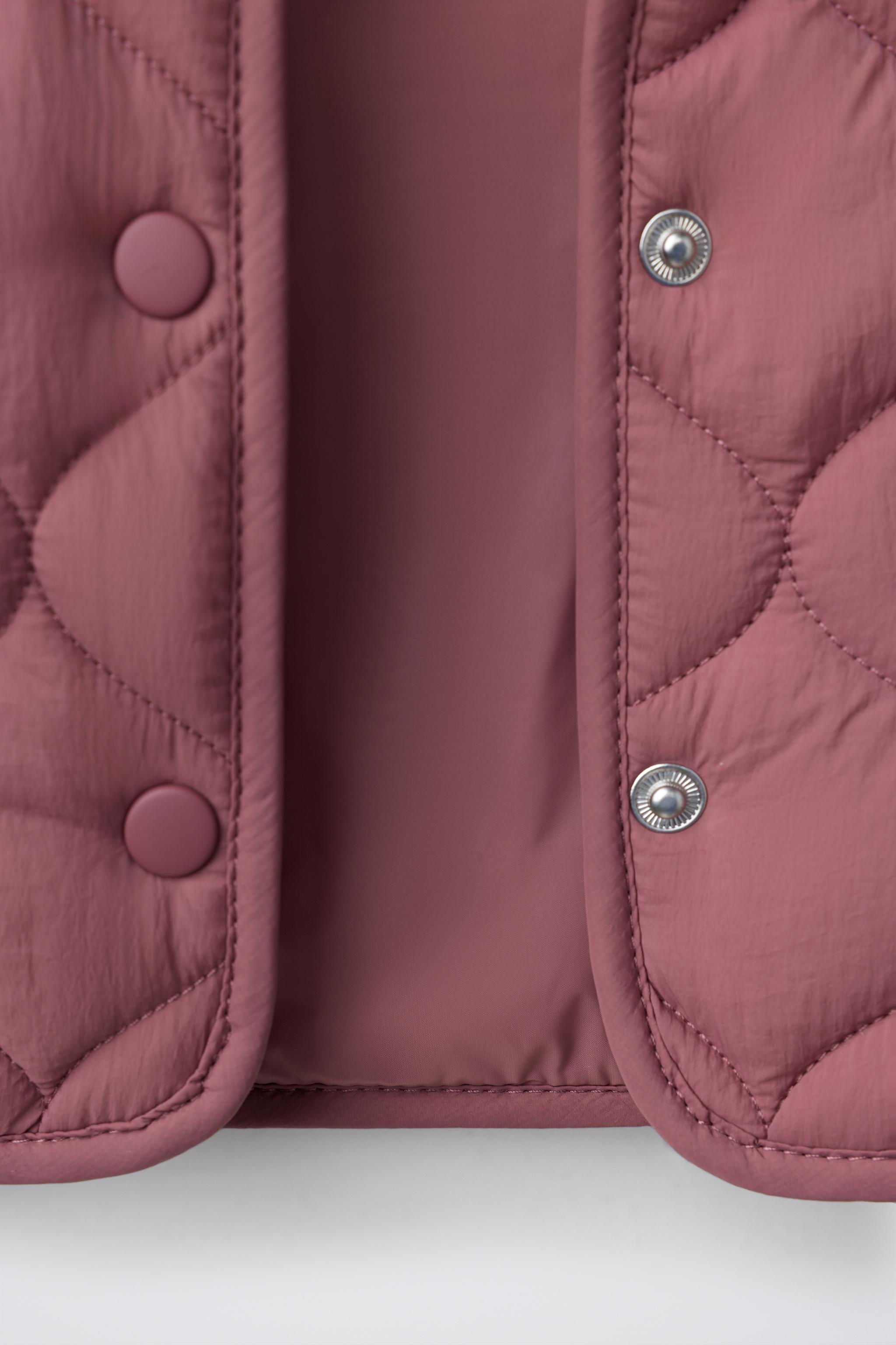 Детские куртки Zara HEART POCKET QUILTED JACKET — фото 5