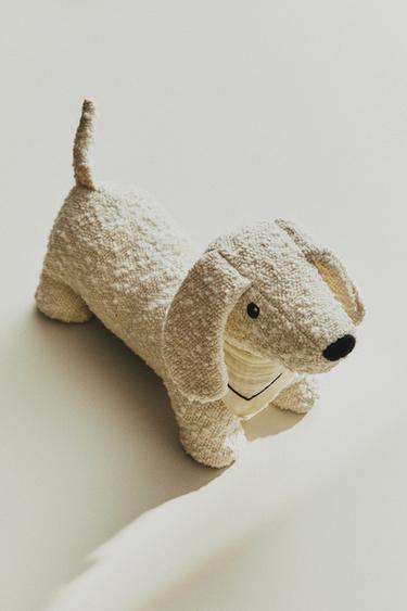DOG DOORSTOP - Ecru by Zara - Image 5
