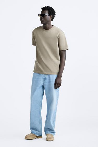 ЗАМШЕВЫЕ ЛОФЕРЫ С ПЛАНКОЙ — Бежевый от Zara — изображение 0