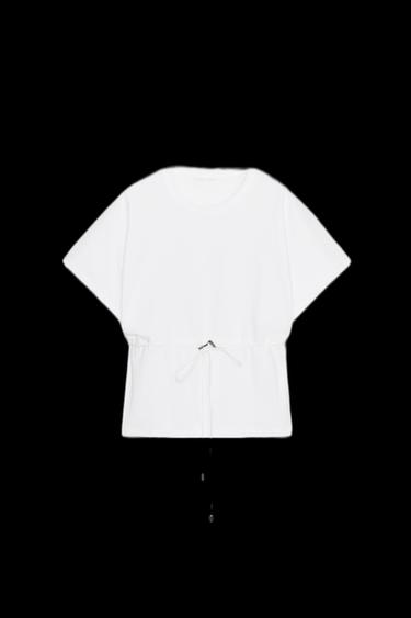 HEAVY COTTON T-SHIRT - White by Zara