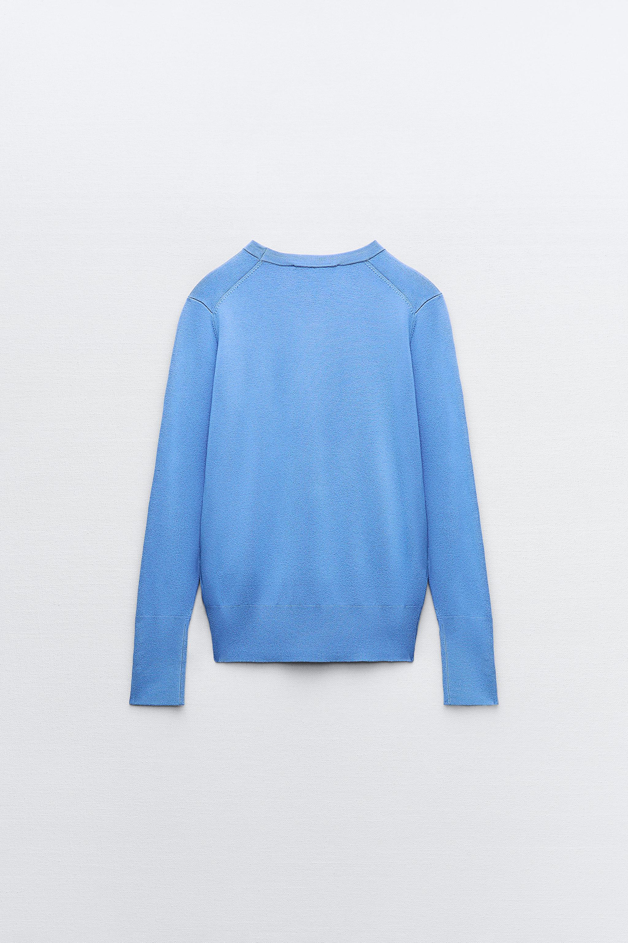 Zara sales blue jumper