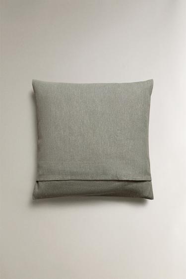 PLAIN CUSHION COVER - Light blue by Zara - Image 3