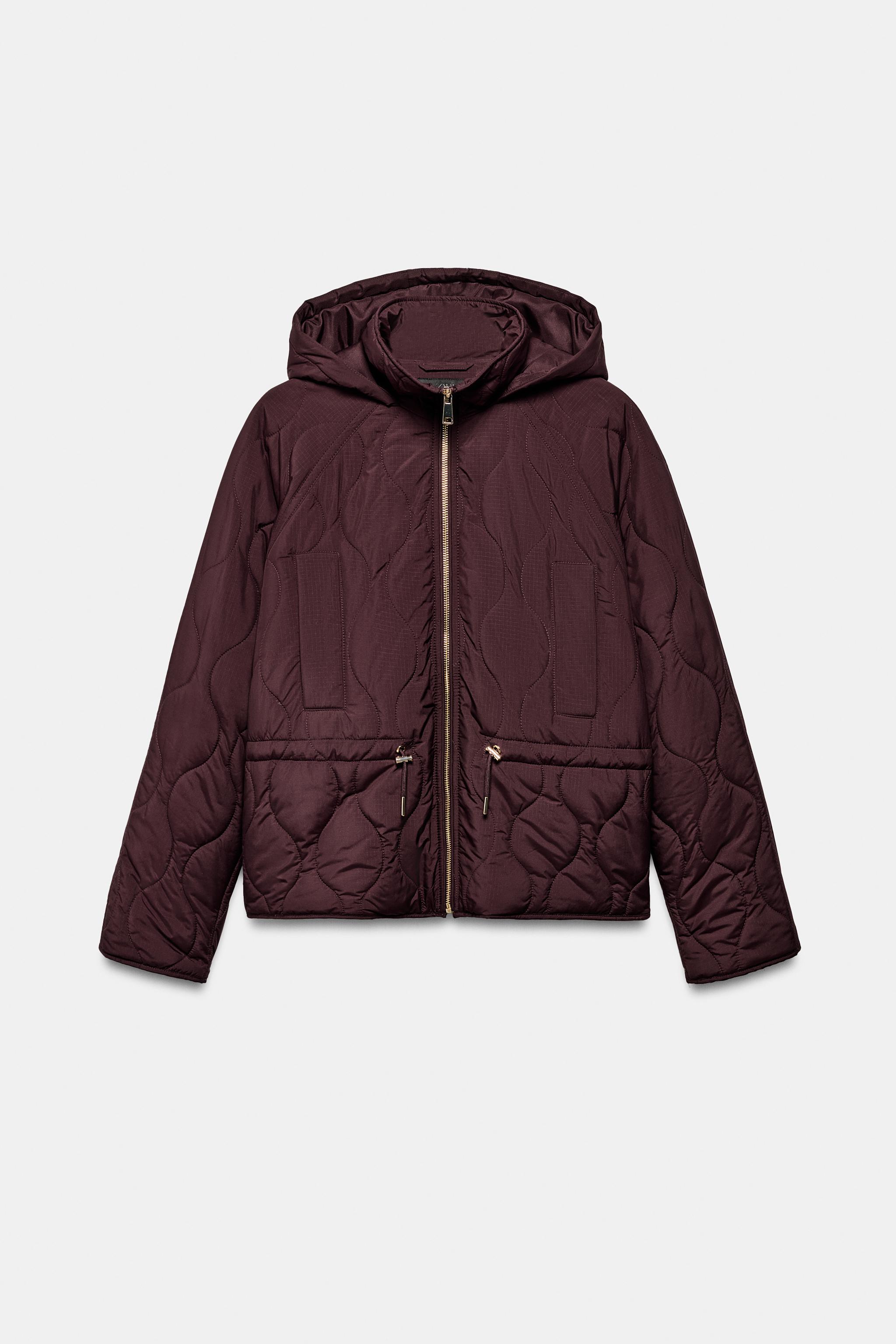 BLOUSON REMBOURRÉ À CAPUCHE