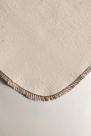 COTTON FOOTWEAR CLOTH - Cream by Zara - Image 2