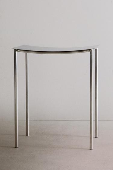 STAINLESS STEEL STOOL - Silver by Zara