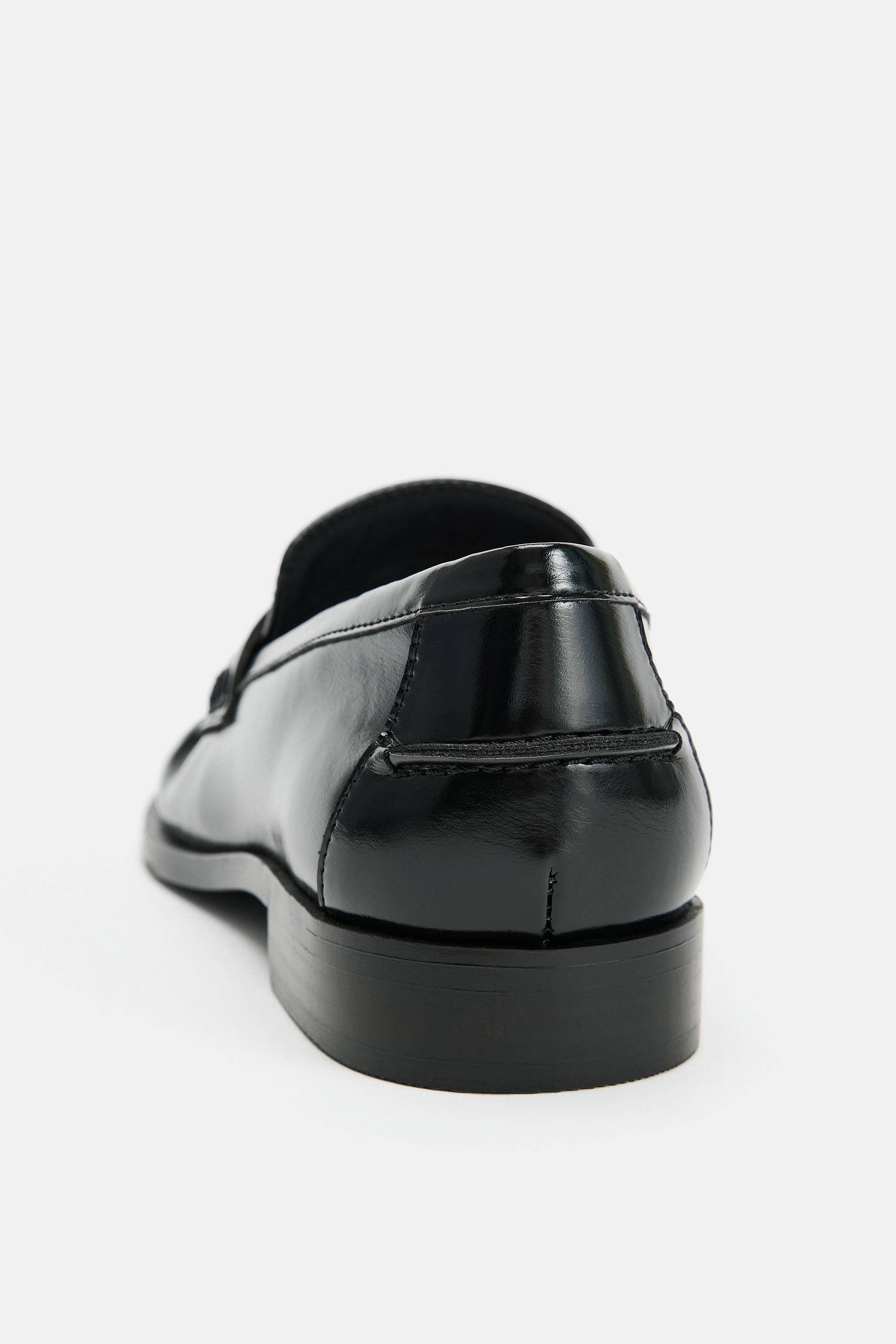 PATENT-EFFECT LOAFERS