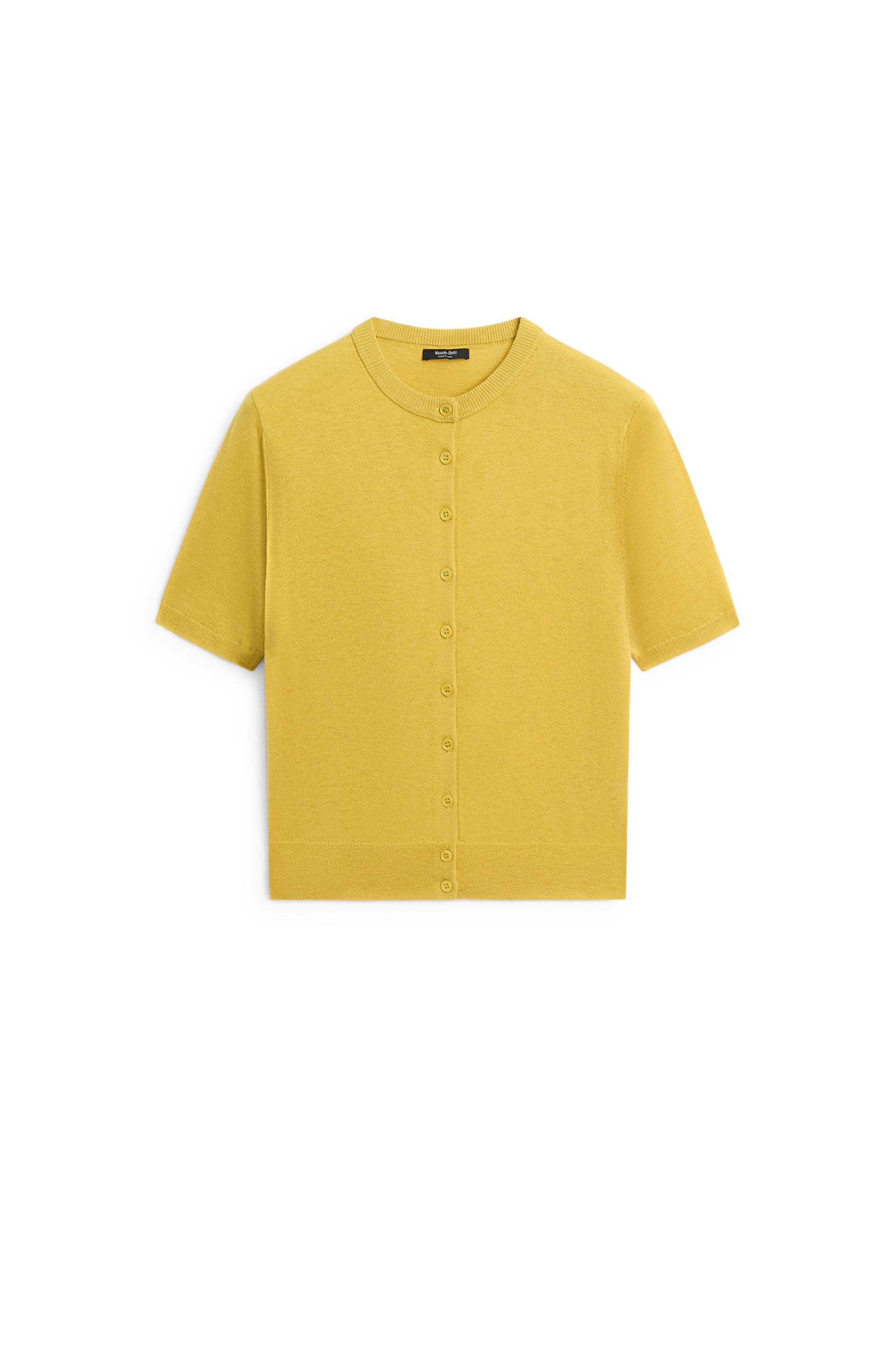 Short sleeve cardigan - Lime green | ZARA United States