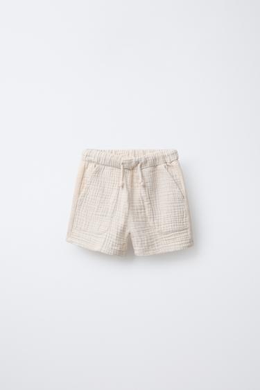 BERMUDA COMBINADA TEXTURA - Crudo de Zara