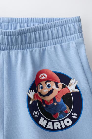 6-14 ANOS/ PIXAMA ESTAMPADO MARIO BROS ™ © NINTENDO - Azul/Branco de Zara