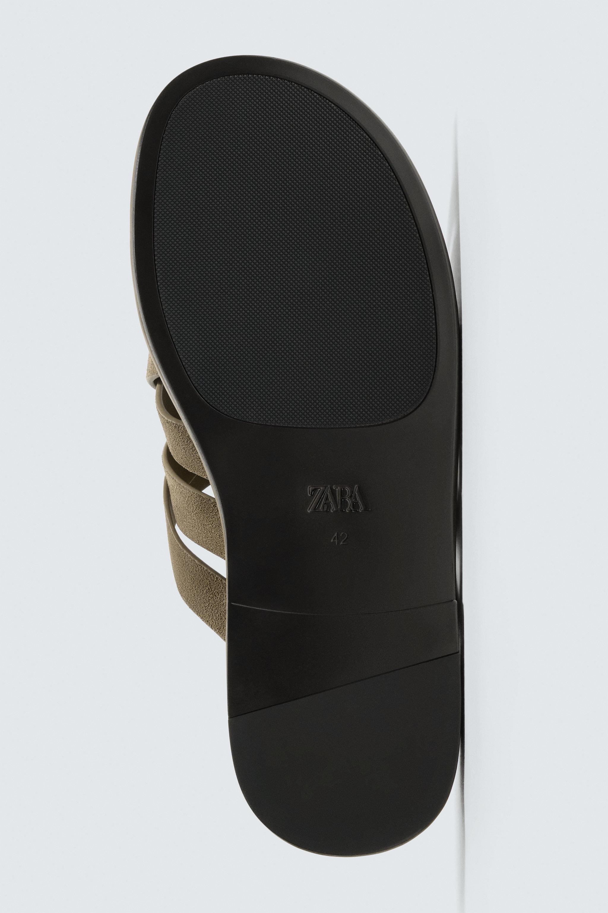 LEATHER STRAP SANDALS