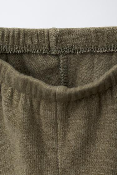 PANTALON DE JOGGING DOUX AU TOUCHER - Kaki de Zara - Image 2