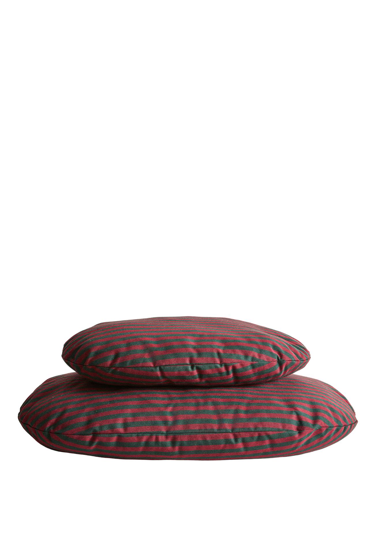 OVAL CHRISTMAS STRIPED PET CUSHION