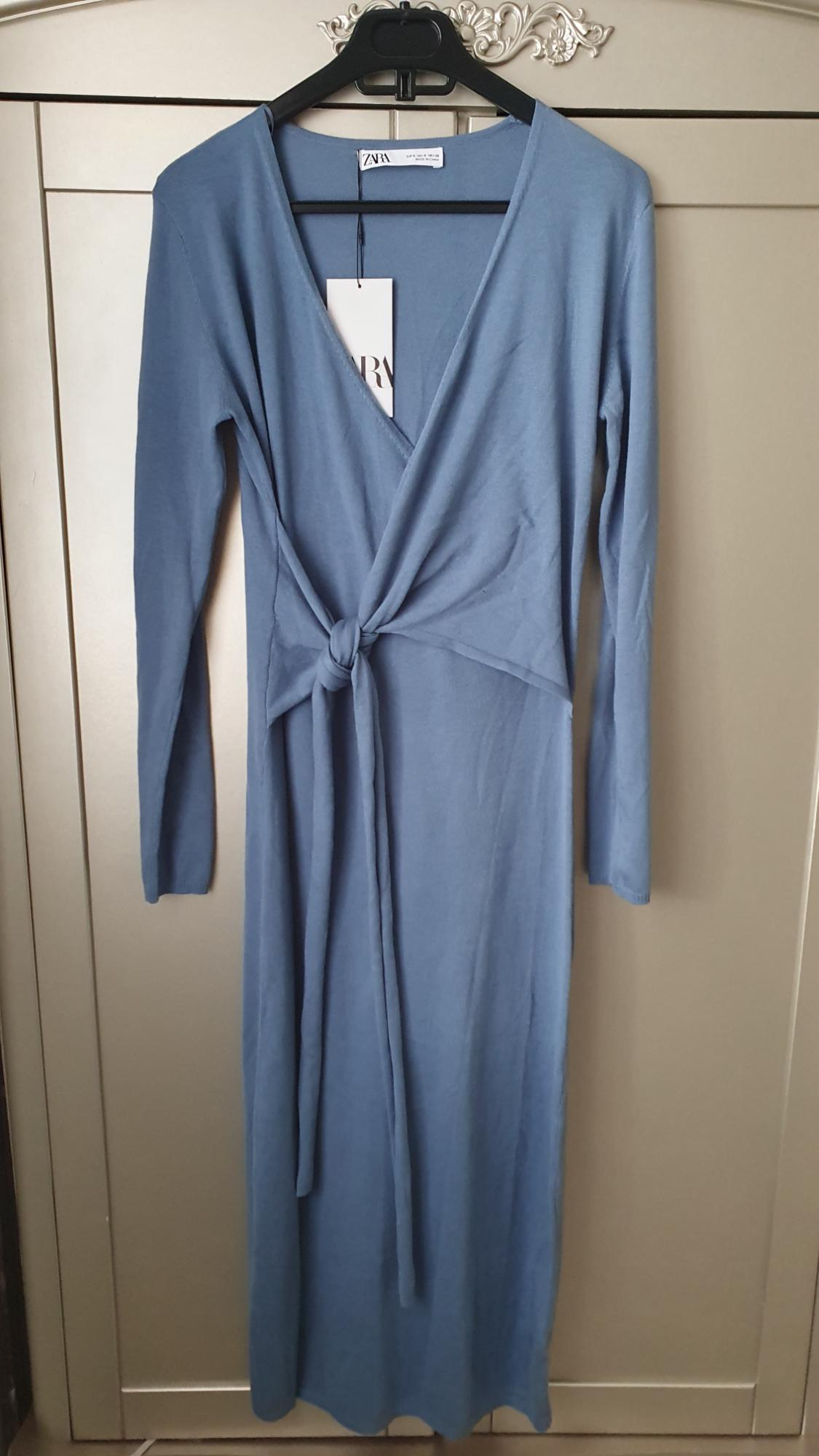 KNIT WRAP DRESS - Image 3
