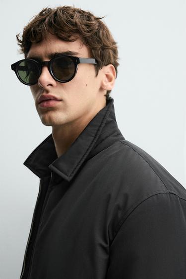PADDED BOMBER JACKET - Black by Zara - Image 4