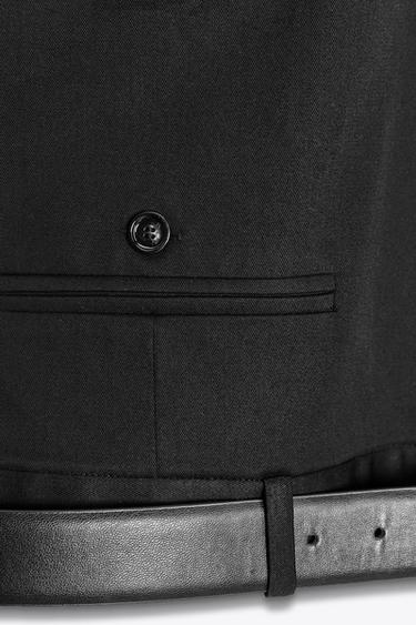 SHORT DRESS WITH HIP BELT - Black by Zara - Image 11