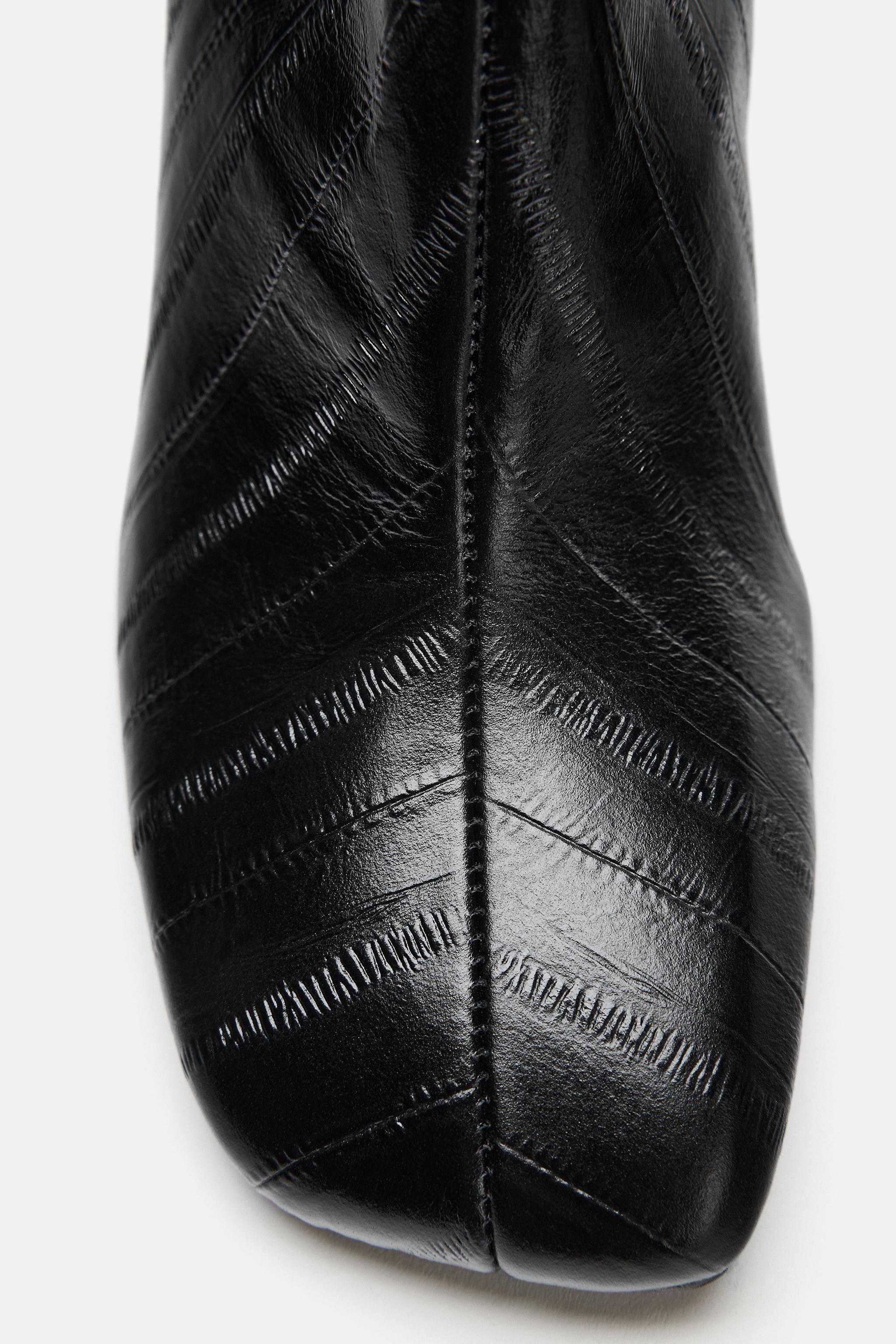 LIMITED EDITION LEATHER ANKLE BOOTS