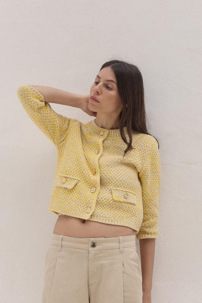 Knitwear Zara Cardigan Set Cropped Cardigan Zara Cardigan And Tank