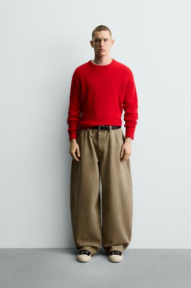 BALLOON FIT JEANS - Sand by Zara - Image 0