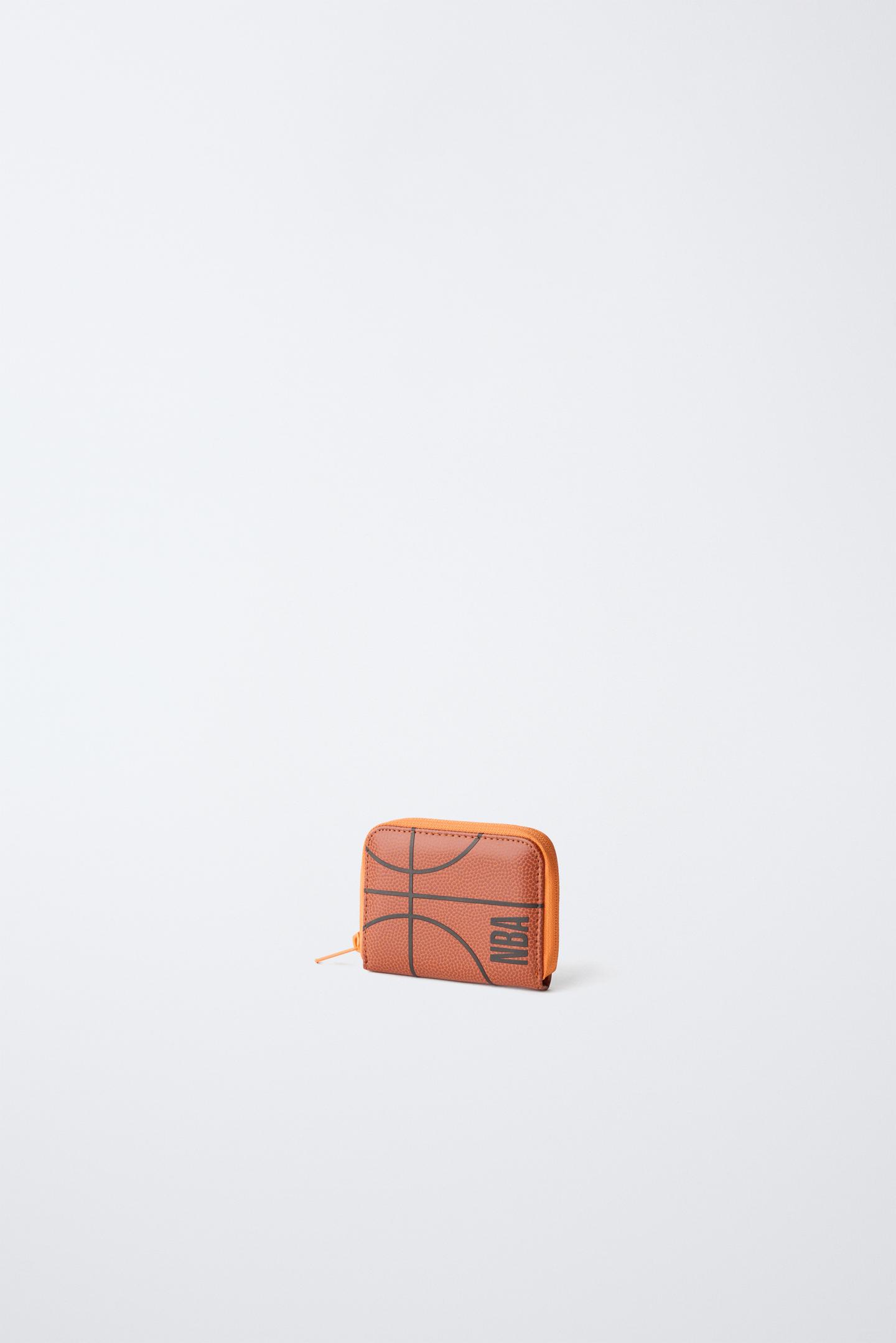 Детский кошелёк Zara NBA Basketball Wallet - Multi Teams, цвет: Оранжевый — фото 2