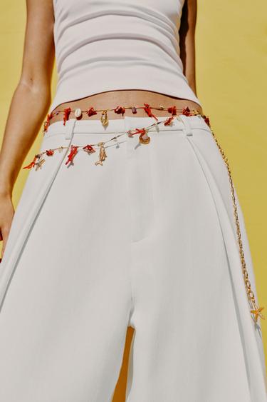CINTO METÁLICO CHARMS MARIÑOS - Dourado de Zara