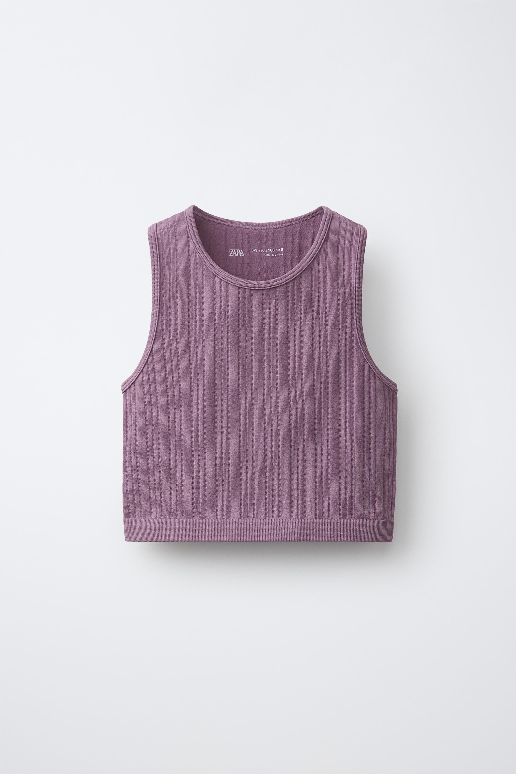 Детские топы Zara SEAMLESS GYM TOP — фото 2