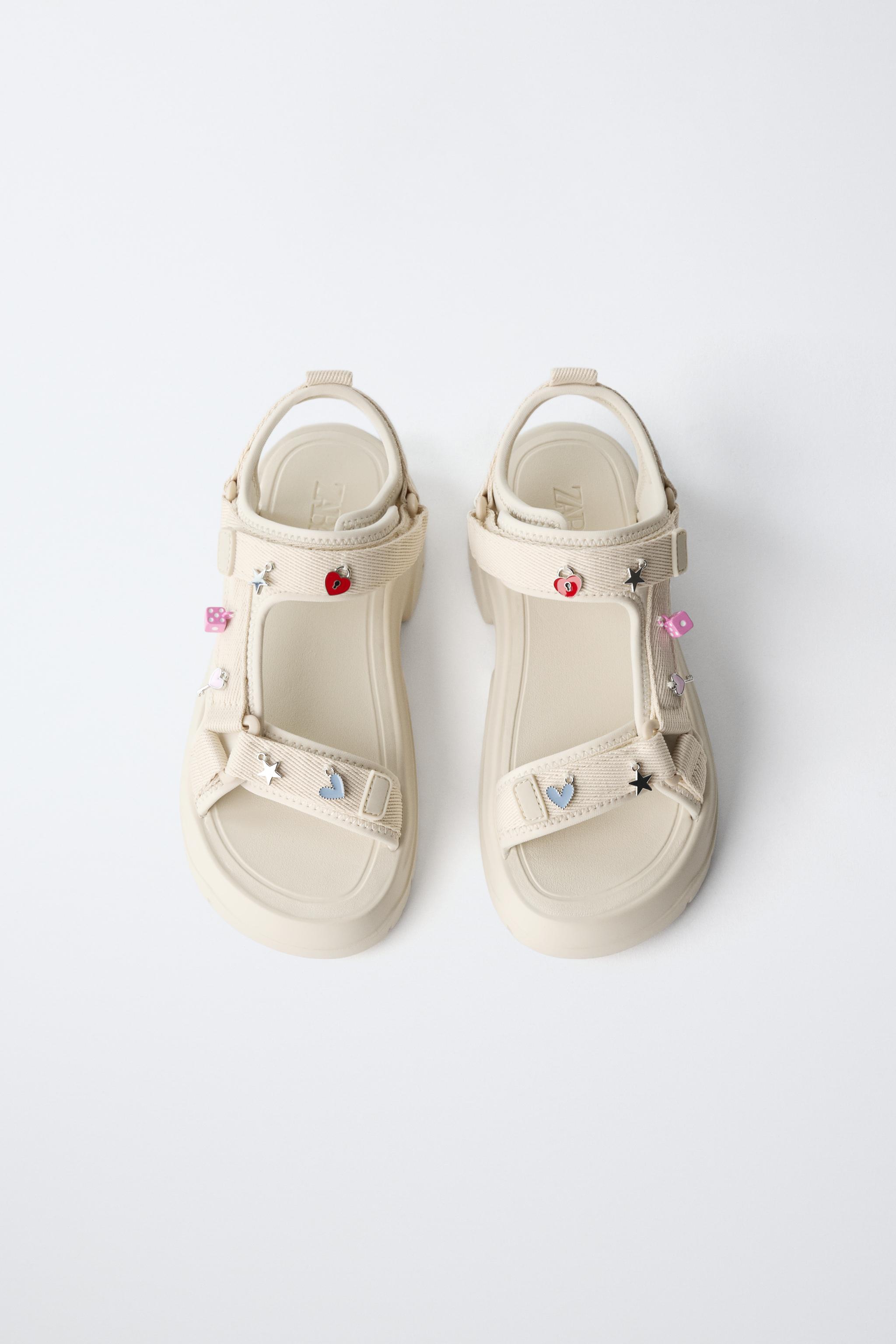 Детские сандалии Zara CHARM TECHNICAL SANDALS — фото 4