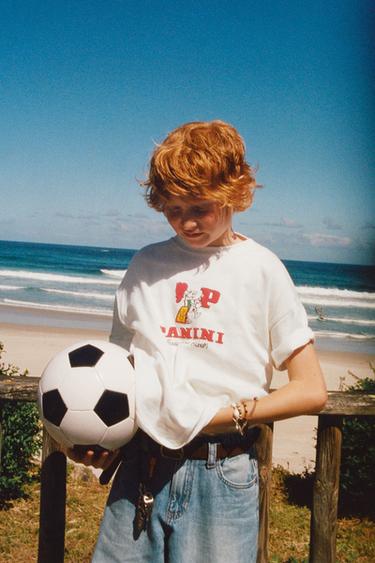 PANINI © PRINT T-SHIRT - White by Zara