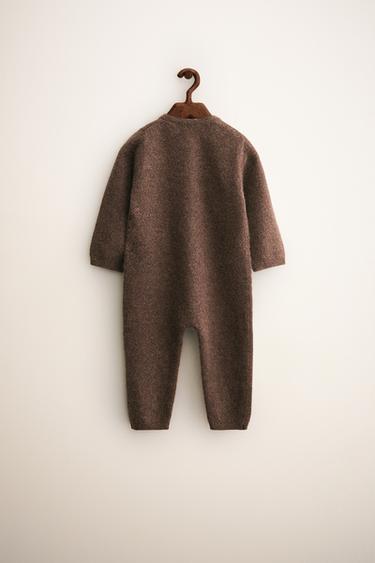 ZARA TIMELESS - 100% CASHMERE LONG JUMPSUIT - Brown by Zara - Image 1