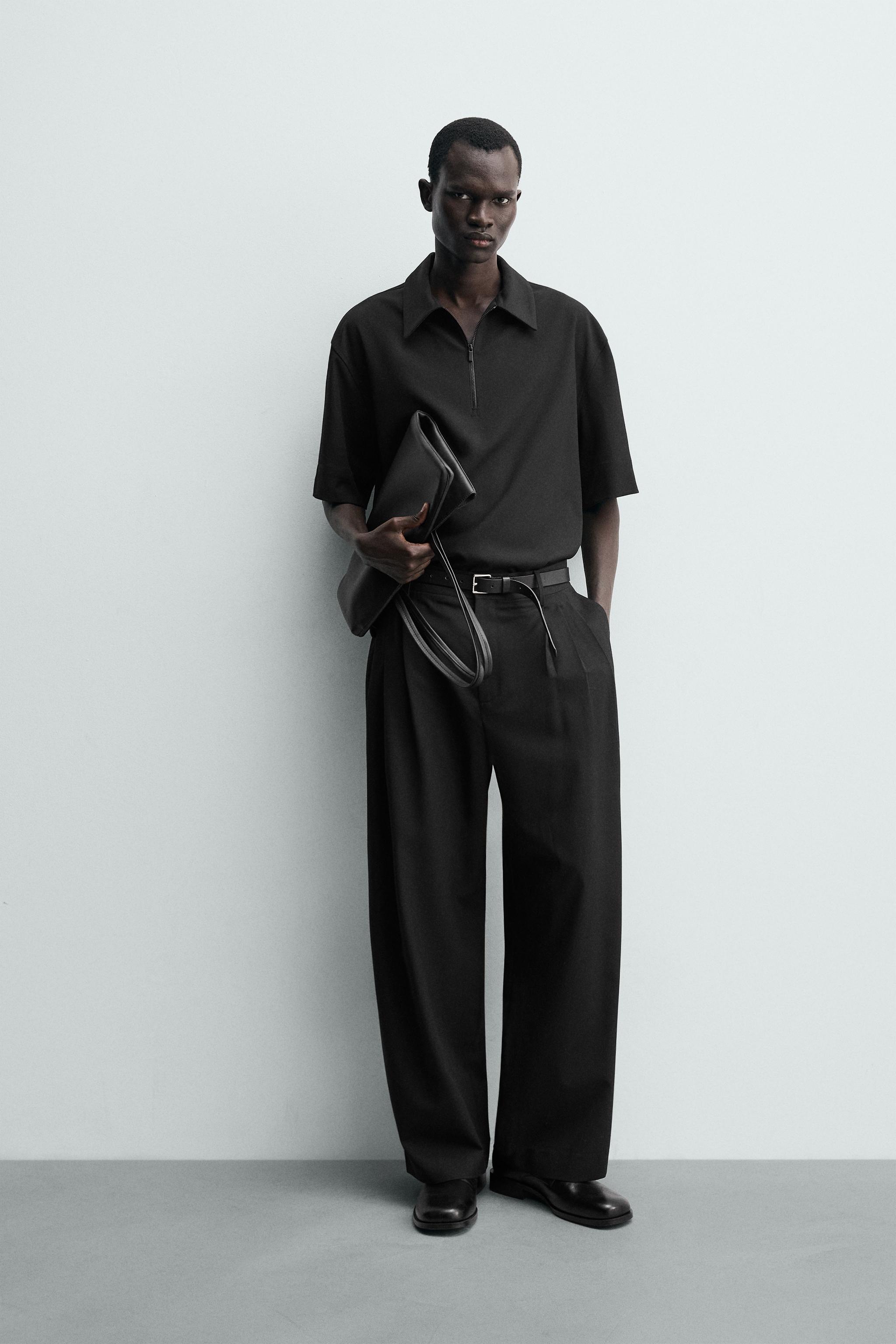 TECHNICAL ZIP POLO SHIRT