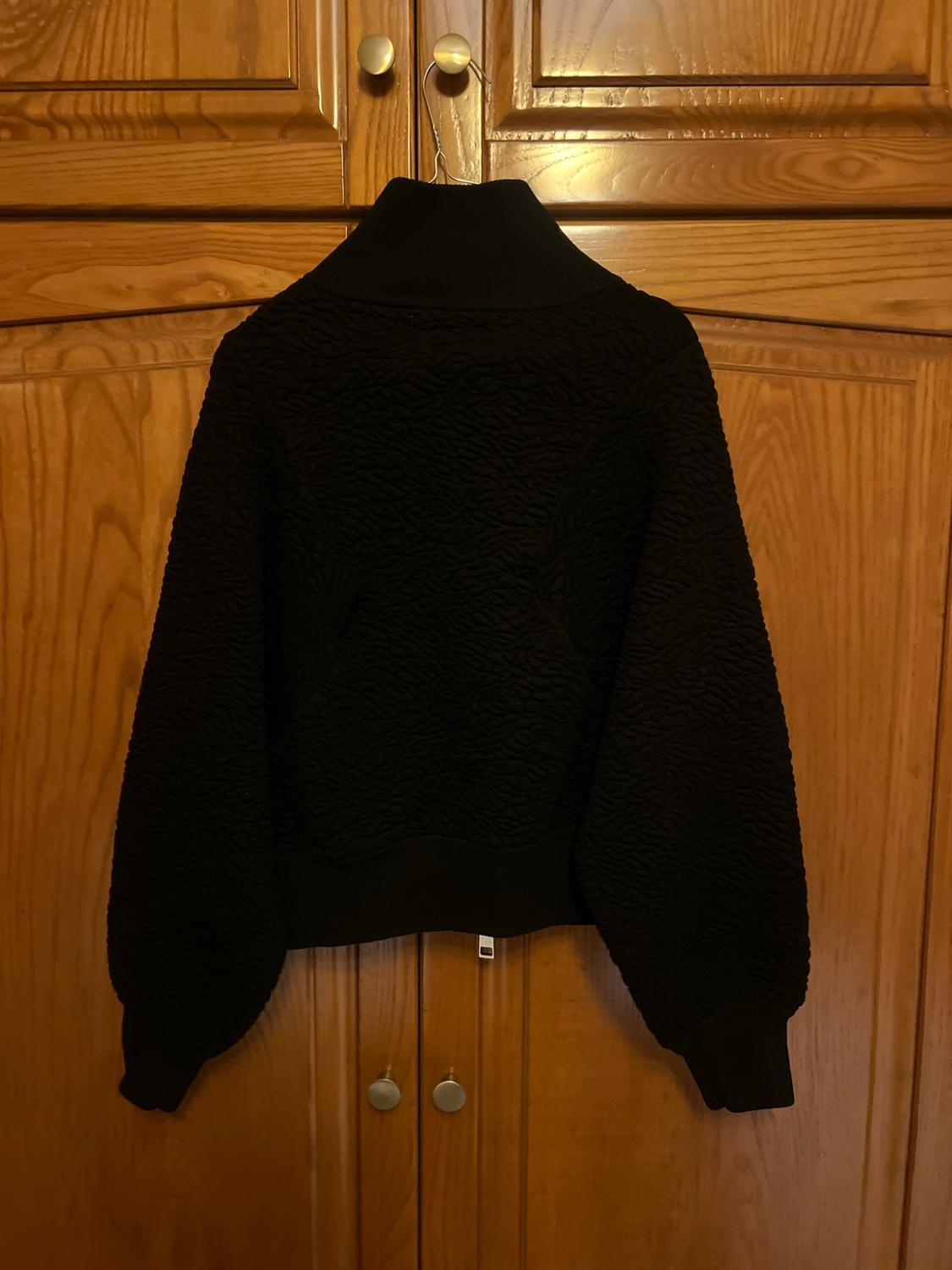 JACQUARD KNIT BOMBER JACKET - Image 2