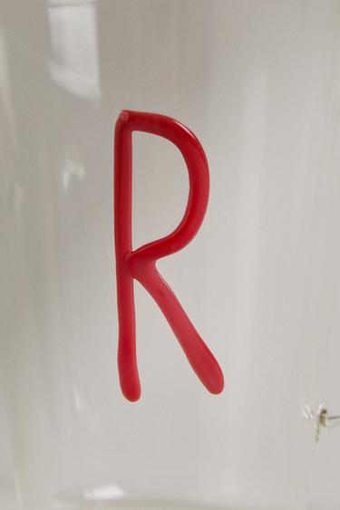 MUG BOROSILICATE INITIALE R - Rouge de Zara - Image 3