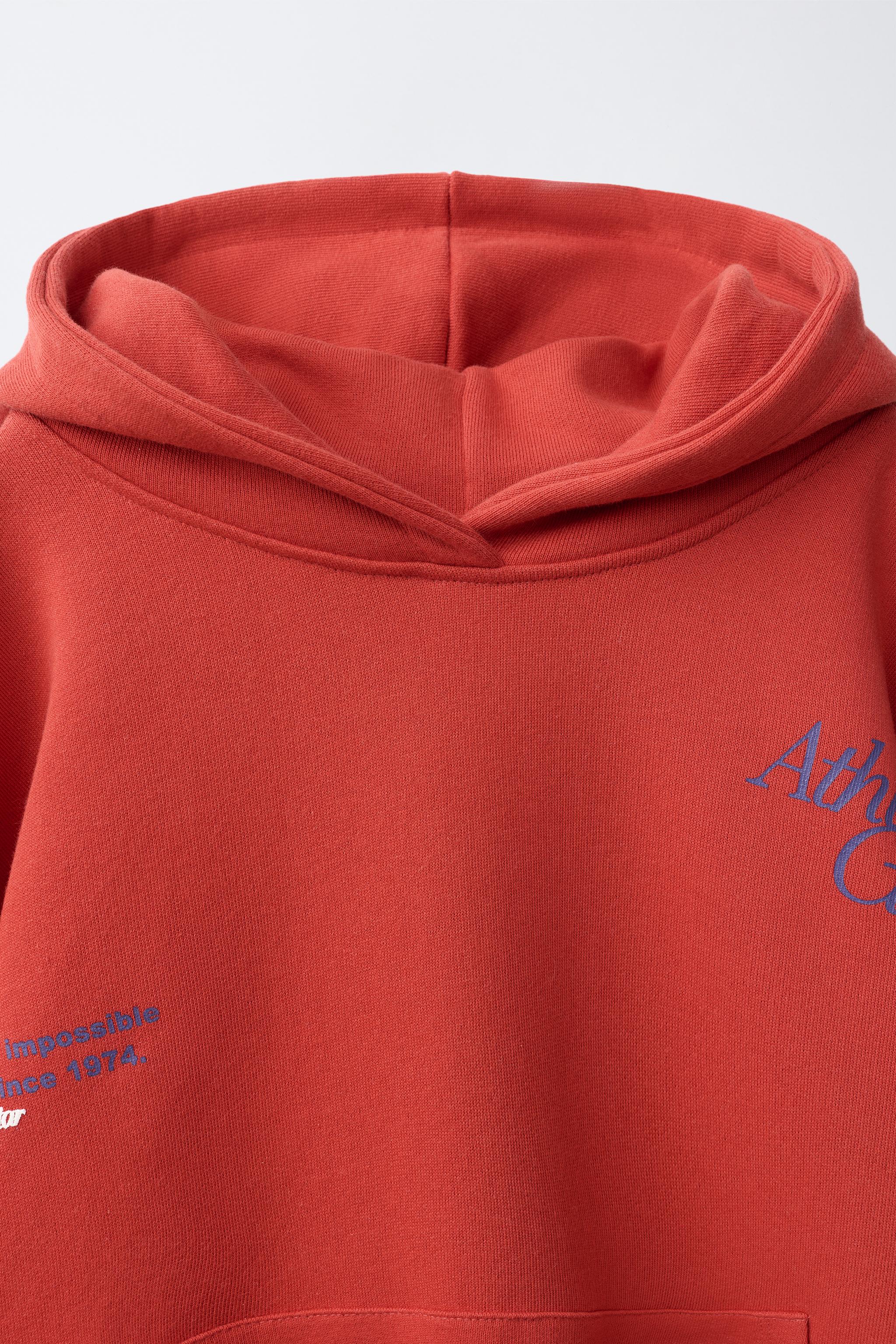 TEXT PRINT HOODIE