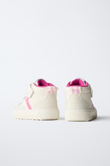 BASKETS MONTANTES DÉTAILS - Blanc de Zara - Image 5