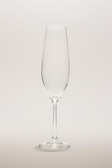 WAVY FLUTE GLASS - Transparent by Zara